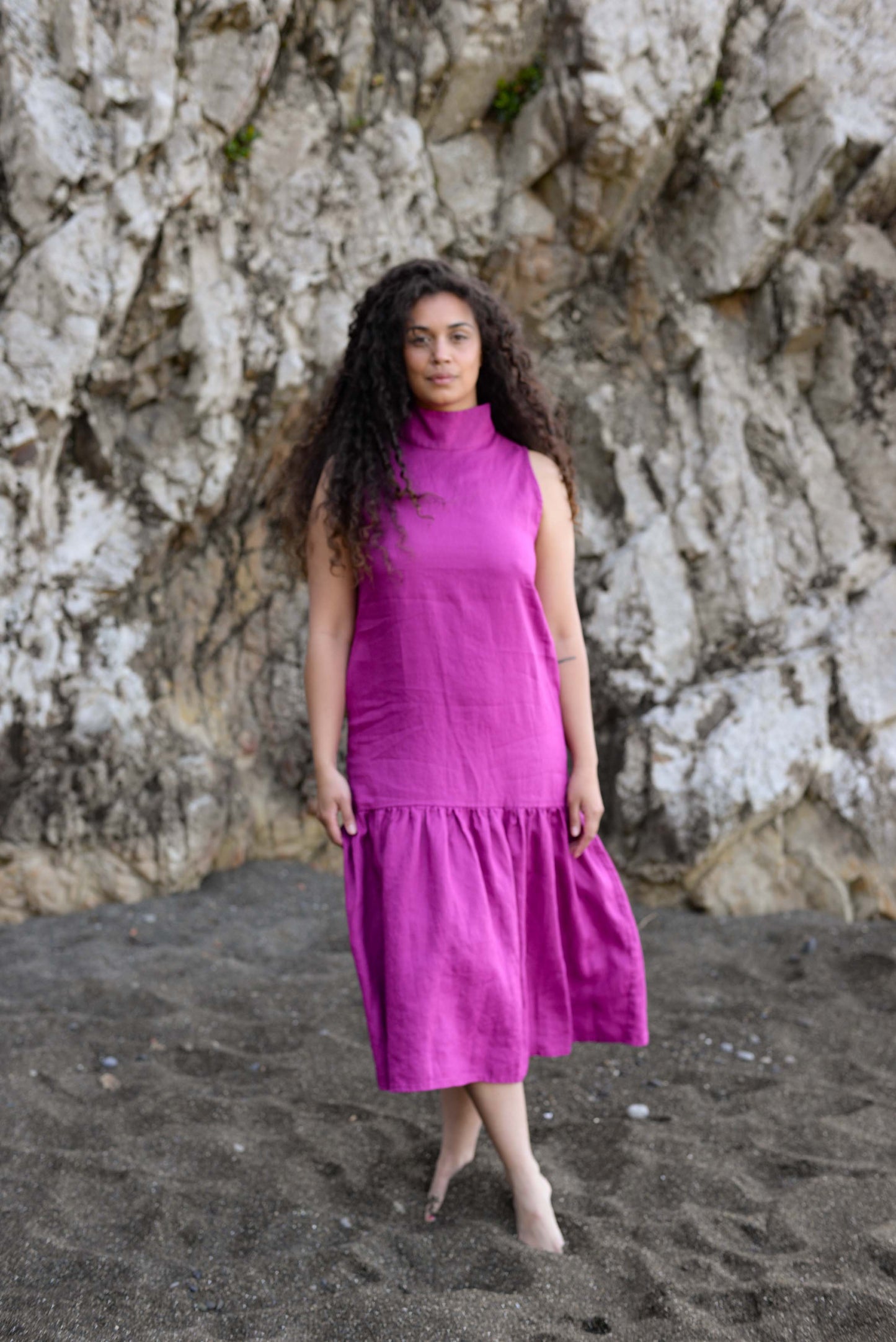 TONGARIRO MAXI DRESS PINK