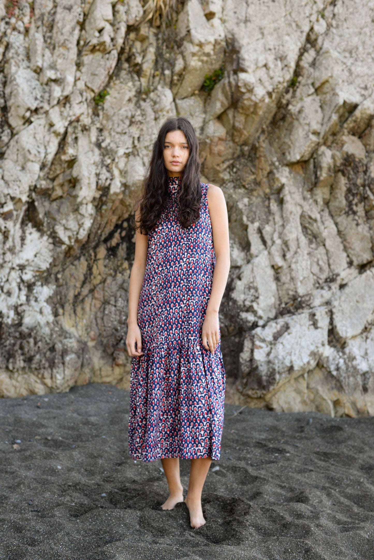 TONGARIRO MAXI DRESS PRINT