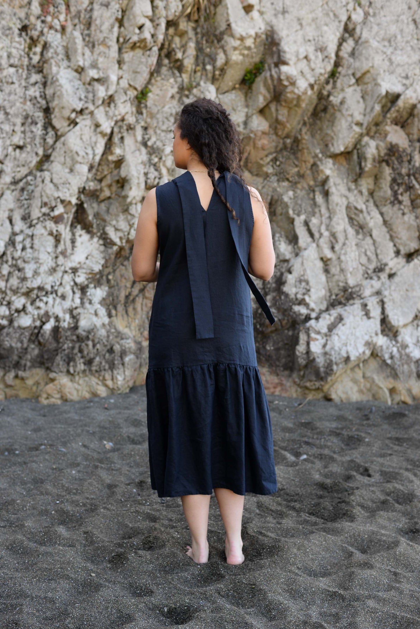 TONGARIRO MAXI DRESS NAVY