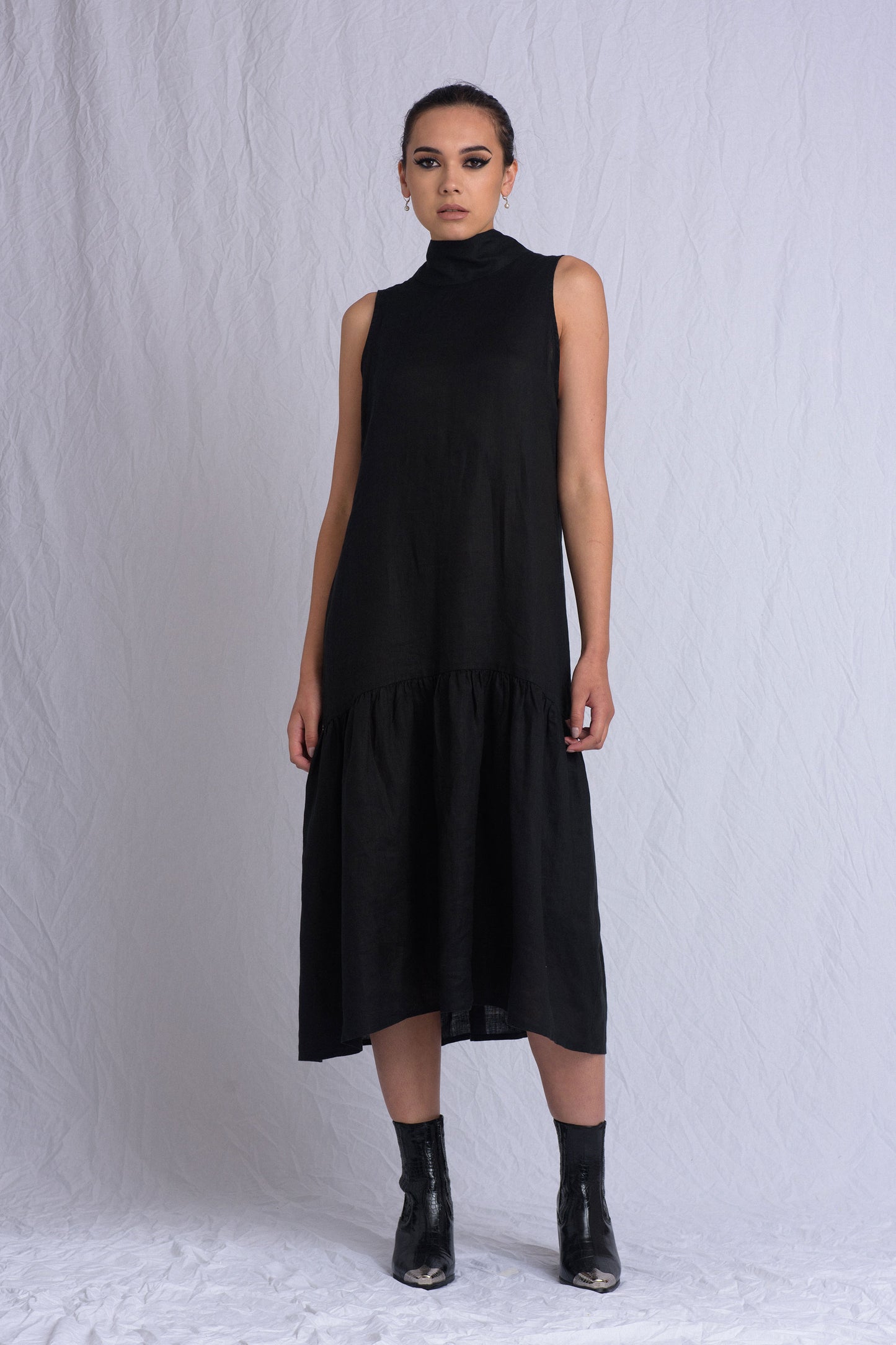 TONGARIRO MAXI DRESS BLACK